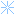 Frozen snowflake